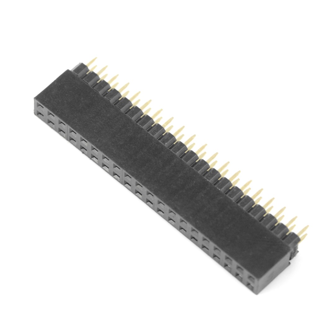 Gniazdo żeńskie 2x20 raster 2,54mm dla Raspberry Pi